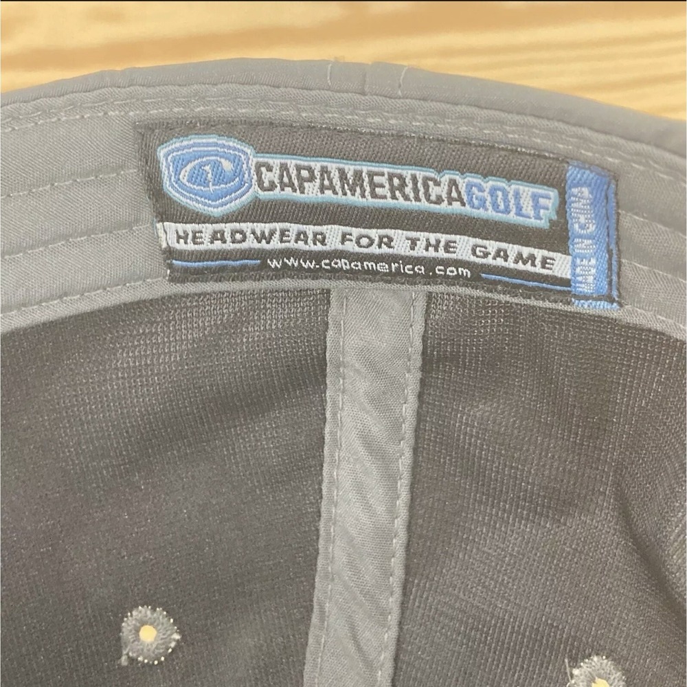 NWT Capamericagolf Charcoal Sokkia Adjustable Golf Cap Hat - Picture 8 of 8